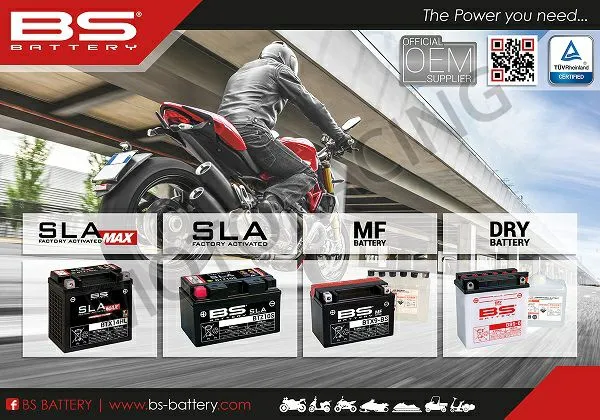 Μπαταρίες μηχανής BS-BATTERY