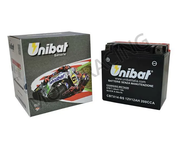 ΜΠΑΤΑΡΙΑ BMW R1200 GS 04'-12' / HONDA XRV 750 AFRICA 93'-03' / TRIUMPH TIGER 955 01'-06' UNIBAT CBTX14-BS 12V 12Ah ΜΕ ΥΓΡΑ