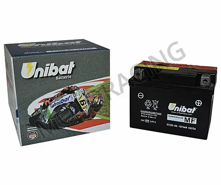 ΜΠΑΤΑΡΙΑ YAMAHA CRYPTON-X 135 / MODENAS X-CITE 130 / HONDA WAVE 110 UNIBAT 12V 4Ah CTZ5S ΜΕ ΥΓΡΑ