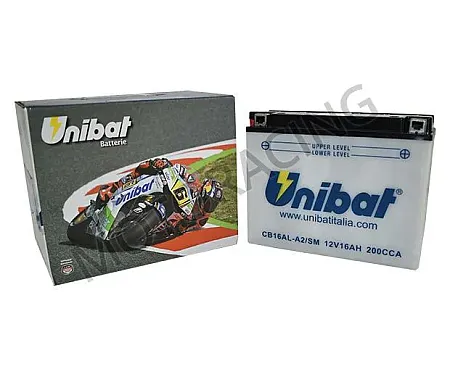 ΜΠΑΤΑΡΙΕΣ DUCATI SS Supersport 600 95' / SP V 888 93' / Strada 888 93' UNIBAT 12V 16Ah CB16AL-A2 / SM ΜΕ ΥΓΡΑ