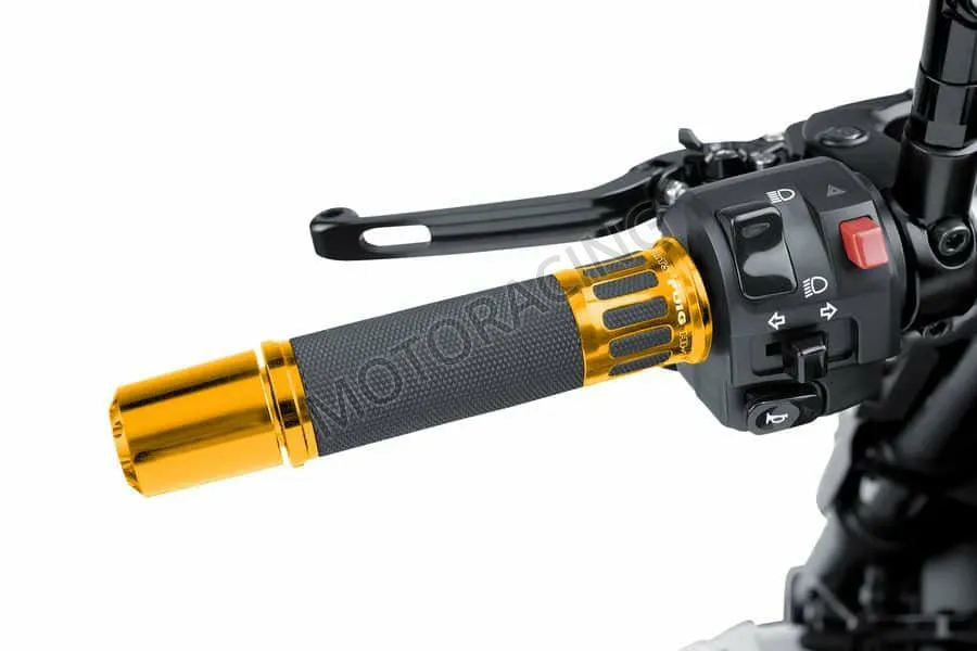 ΧΕΙΡΟΛΑΒΕΣ ΜΗΧΑΝΗΣ KAWASAKI KLE 500 97'-05' ΧΡΥΣΕΣ - ΜΑΥΡΕΣ UNIVERSAL PUIG 123MM-64GR HI-TECH RACING