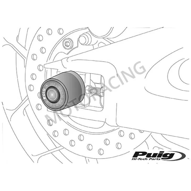 ΜΑΝΙΤΑΡΙΑ ΤΡΟΧΟΥ ΜΗΧΑΝΗΣ HONDA CBR 1000RR 08'-15' ΠΙΣΩ ΜΑΥΡΑ RACING PUIG