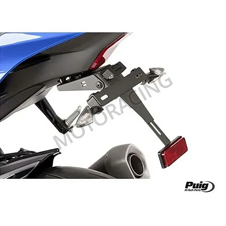 ΒΑΣΗ ΠΙΝΑΚΙΔΑΣ YAMAHA YZF R1 15'-17' ΜΑΥΡΗ ΡΥΘΜΙΖΟΜΕΝΗ PUIG