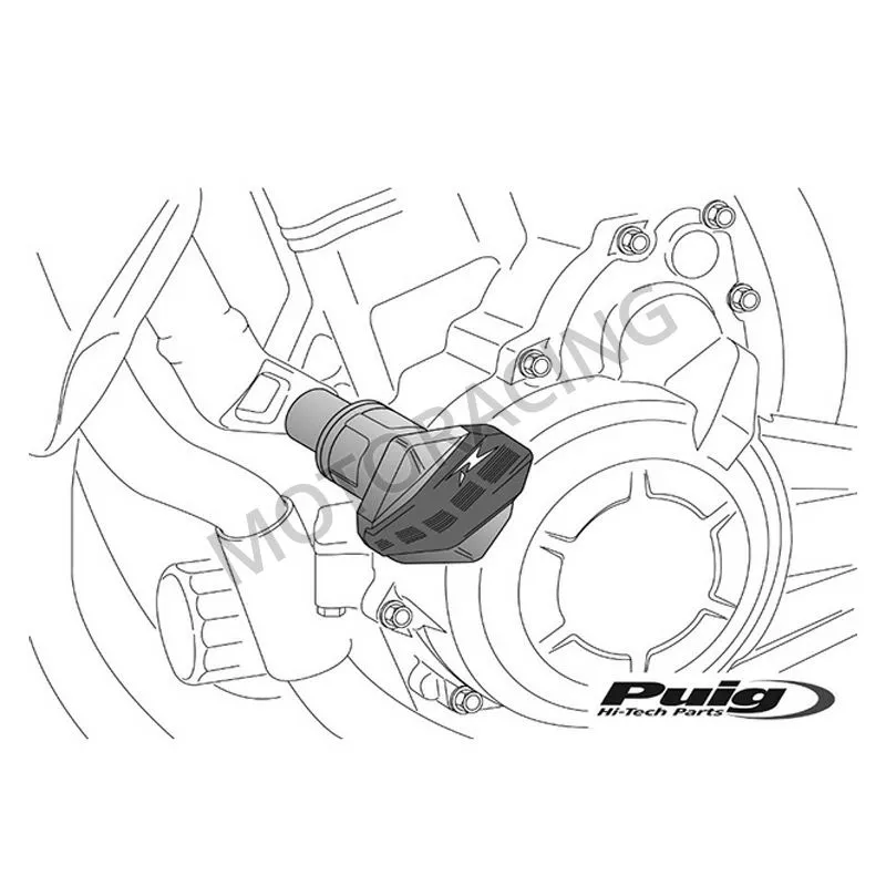 ΜΑΝΙΤΑΡΙΑ ΚΙΝΗΤΗΡΑ ΜΗΧΑΝΗΣ SUZUKI GSXR 600 / SUZUKI GSXR 750 11'-17' ΜΑΥΡΑ R12