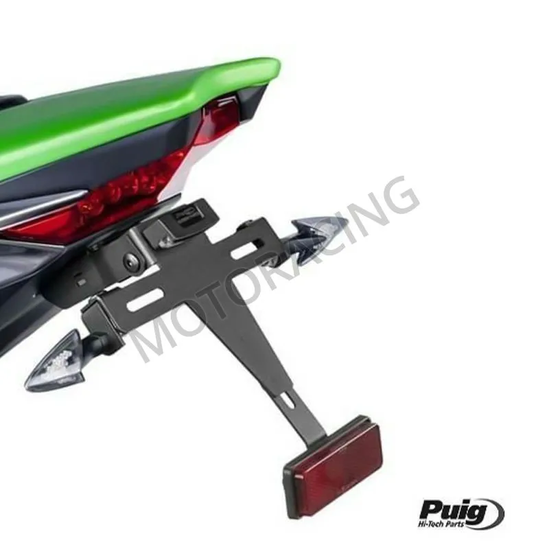 ΒΑΣΗ ΠΙΝΑΚΙΔΑΣ KAWASAKI Z1000 14'-17' ΜΑΥΡΗ ΡΥΘΜΙΖΟΜΕΝΗ PUIG