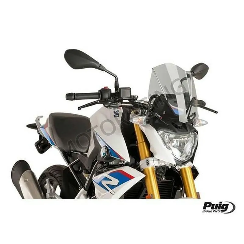 ΖΕΛΑΤΙΝΑ / ΠΑΡΜΠΡΙΖ BMW G310 16'-17' NAKED NEW GEN.SMOKE 305X275MM PUIG