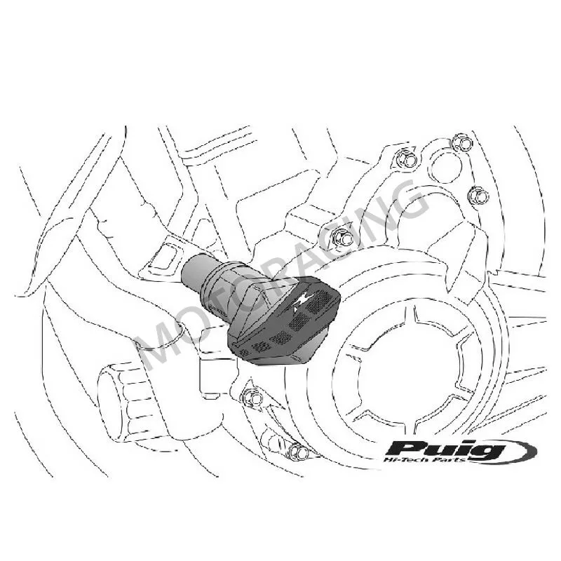 ΜΑΝΙΤΑΡΙΑ ΚΙΝΗΤΗΡΑ ΜΗΧΑΝΗΣ BENELLI BN 302 14 - 17' ΜΑΥΡΑ R12 PUIG