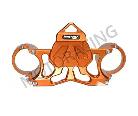 ΓΕΦΥΡΑ ΠΙΡΟΥΝΙΟΥ YAMAHA CRYPTON-X 135 ΑΛΟΥΜΙΝΙΟ RACING ΠΟΡΤΟΚΑΛΙ APIDO