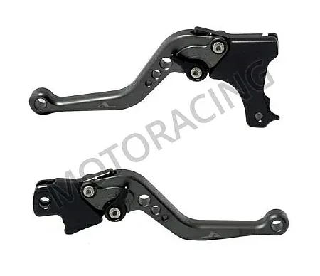 ΜΑΝΕΤΕΣ ΡΥΘΜΙΖΟΜΕΝΕΣ BMW F650 GS 01'-12' / F800 GS 08'-16' ΓΚΡΙ - ΜΑΥΡΕΣ APIDO