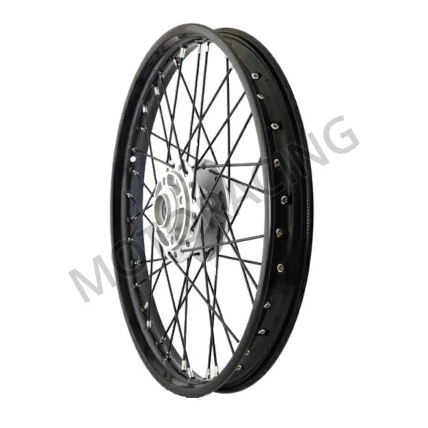 ΤΡΟΧΟΣ ΜΠΡΟΣΤΑ HONDA C-50 6V / C-50 12V ΜΕ ΡΟΥΛΕΜΑΝ ΜΑΥΡΟΣ UNION