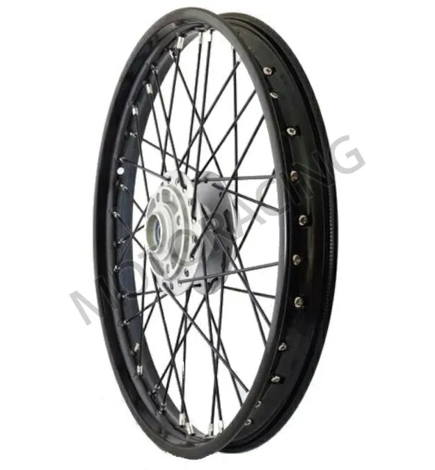 ΤΡΟΧΟΣ ΜΠΡΟΣΤΑ MODENAS KRISS II 115 / KRISS 125 ΜΕ ΡΟΥΛΕΜΑΝ ΜΑΥΡΟΣ UNION