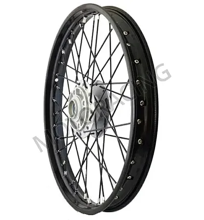 ΤΡΟΧΟΣ ΜΠΡΟΣΤΑ MODENAS KRISS II 115 / KRISS 125 ΜΕ ΡΟΥΛΕΜΑΝ ΜΑΥΡΟΣ UNION