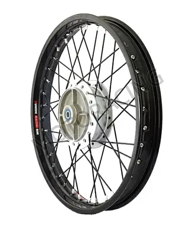 ΤΡΟΧΟΣ ΠΙΣΩ KAWASAKI KAZE-R 115 ΜΕ ΡΟΥΛΕΜΑΝ ΜΑΥΡΟΣ UNION