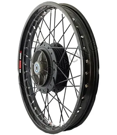 ΤΡΟΧΟΣ ΠΙΣΩ YAMAHA CRYPTON-X 135 ΜΕ ΡΟΥΛΕΜΑΝ ΜΑΥΡΟΣ UNION