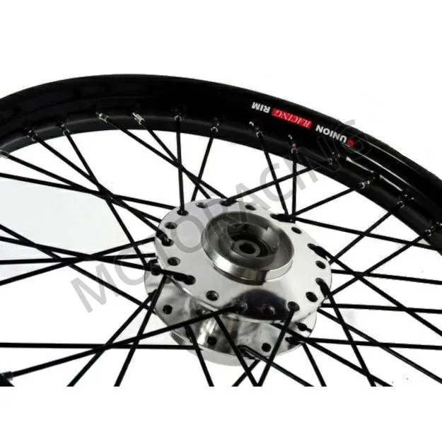 ΤΡΟΧΟΣ ΜΠΡΟΣΤΑ HONDA INNOVA 125 / INNOVA 125i INJECTION ΜΕ ΡΟΥΛΕΜΑΝ ΜΑΥΡΟ / ΧΡΩΜΙΟ UNION