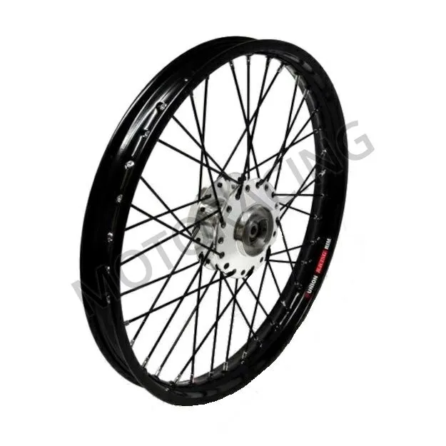 ΤΡΟΧΟΣ ΜΠΡΟΣΤΑ HONDA C100,GRAND ΜΕ ΡΟΥΛΕΜΑΝ ΜΑΥΡΟ / ΧΡΩΜΙΟ UNION