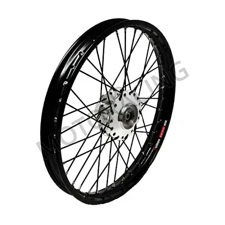 ΤΡΟΧΟΣ ΜΠΡΟΣΤΑ HONDA C100,GRAND ΜΕ ΡΟΥΛΕΜΑΝ ΜΑΥΡΟ / ΧΡΩΜΙΟ UNION