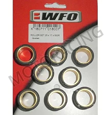 ΜΠΙΛΙΕΣ ΦΥΓΟΚΕΝΤΡΙΚΟΥ APRILIA SCARABEO 400 07'-11' / GILERA FUOCO 500 07'-11' / PIAGGIO X8 400 06'-08' 25Χ17Χ18 WFO (8 ΤΜΧ)