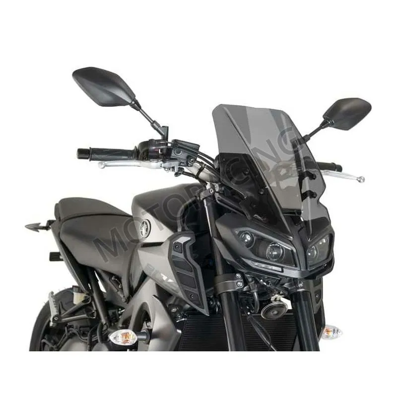 ΖΕΛΑΤΙΝΑ / ΠΑΡΜΠΡΙΖ YAMAHA MT-09 ABS 900 17'-18' PUIG 9377N TOURING ΜΑΥΡΟ