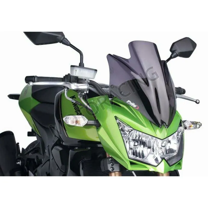 ΖΕΛΑΤΙΝΑ / ΠΑΡΜΠΡΙΖ KAWASAKI Z750 NAKED 04'-12' NEW GEN SPORT ΜΑΥΡΟ 370X295MM PUIG