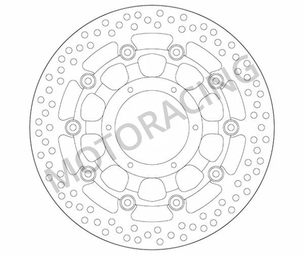 ΔΙΣΚΟΠΛΑΚΑ ΜΠΡΟΣΤΑ SBS HONDA CBR 600RR 09'-13' / CBR 1000RR 08'-15' / CB 1300S 06'-11'