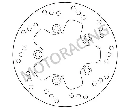 ΔΙΣΚΟΠΛΑΚΑ ΠΙΣΩ SBS SUZUKI BURGMAN AN 400 07'-09'