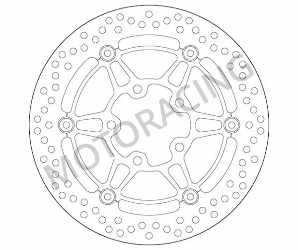 ΔΙΣΚΟΠΛΑΚΑ ΜΠΡΟΣΤΑ SBS SUZUKI GSF 650 BANDIT 07'-11' / GSX 650F 08'-12' / DL 650 V-STROM 07'-10'