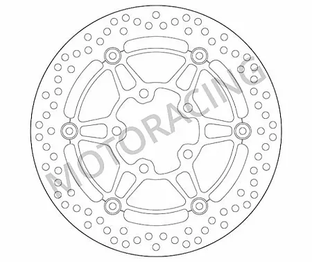 ΔΙΣΚΟΠΛΑΚΑ ΜΠΡΟΣΤΑ SBS SUZUKI GSF 650 BANDIT 07'-11' / GSX 650F 08'-12' / DL 650 V-STROM 07'-10'