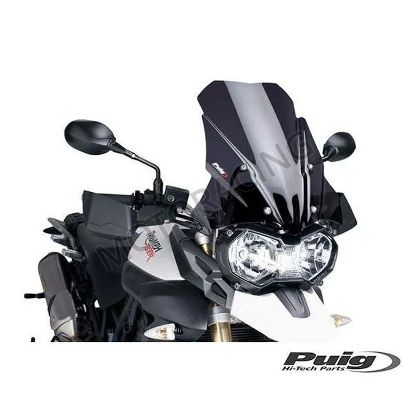 ΖΕΛΑΤΙΝΑ / ΠΑΡΜΠΡΙΖ TRIUMPH TIGER 800 10'-12' TOURING DARK SMOKE 490X430MM PUIG