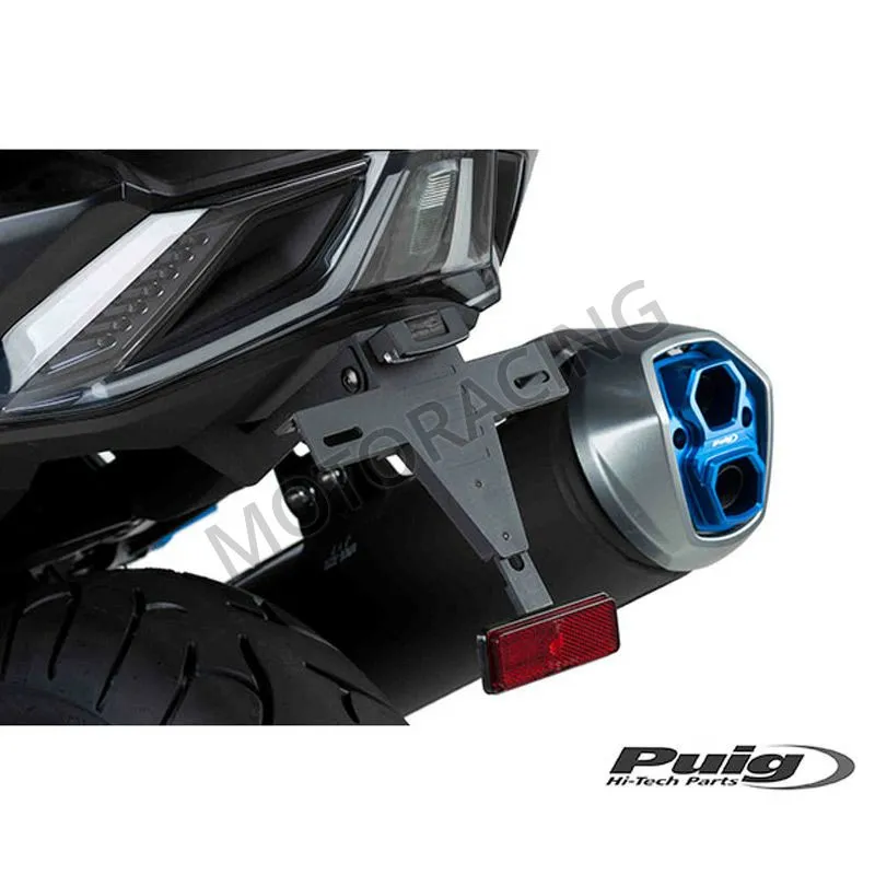 ΒΑΣΗ ΠΙΝΑΚΙΔΑΣ KYMCO AK 550 17'-18' ΜΑΥΡΗ ΡΥΘΜΙΖΟΜΕΝΗ PUIG