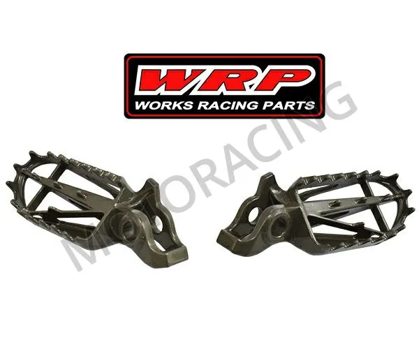 ΜΑΡΣΠΙΕΔΕΣ ΟΔΗΓOY HONDA CRF 450R / CRF 250 / CRF 125 02' ΓΚΡΙ ΜΕΤΑΛΛΙΚΟΙ ΑΝΙΔΙΩΜΕΝΟΙ WRP