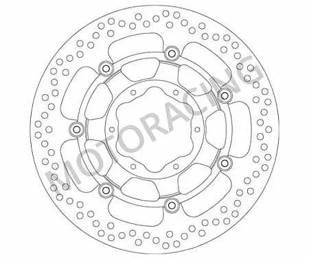 ΔΙΣΚΟΠΛΑΚΑ ΜΠΡΟΣΤΑ SBS HONDA CBR 1000RR 06'-07' / VTR 1000 00'-06'