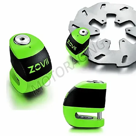 ΚΛΕΙΔΑΡΙΑ ΜΗΧΑΝΗΣ ΔΙΣΚΟΠΛΑΚΑΣ ZS6 (6ΧΙΛ.) ΜΕ ΣΥΝΑΓΕΡΜΟ ΠΡΑΣΙΝΟ FLUO - ΜΑΥΡΗ ZOVII