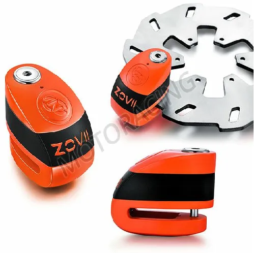 ΚΛΕΙΔΑΡΙΑ ΜΗΧΑΝΗΣ ΔΙΣΚΟΠΛΑΚΑΣ ZD6 (6ΧΙΛ.) ΜΕ ΣΥΝΑΓΕΡΜΟ ΠΟΡΤΟΚΑΛΙ FLUO - ΜΑΥΡΗ ZOVII