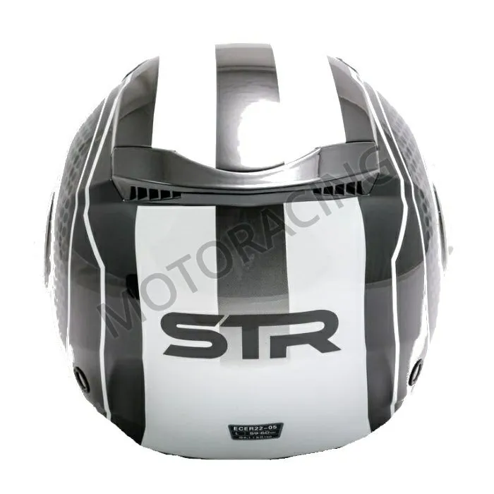 ΚΡΑΝΟΣ ΜΗΧΑΝΗΣ ΑΝΟΙΧΤΟ TRON ΜΑΥΡΟ - ΛΕΥΚΟ STR ΜΕ ΕΣΩΤΕΡΙΚΗ ΖΕΛΑΤΙΝΑ ΦΙΜΕ