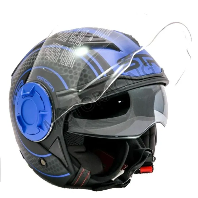 ΚΡΑΝΟΣ ΜΗΧΑΝΗΣ ΑΝΟΙΧΤΟ TRON ΜΑΥΡΟ - ΜΠΛΕ ΜΑΤ STR ΜΕ ΕΣΩΤΕΡΙΚΗ ΖΕΛΑΤΙΝΑ ΦΙΜΕ