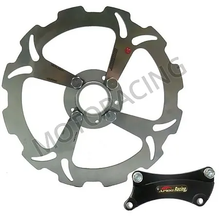 ΔΙΣΚΟΠΛΑΚΑ ΜΠΡΟΣΤΑ HONDA INNOVA 125 / INNOVA 125i INJECTION ΜΕ ΑΝΤΑΠΤΟΡΑ ΜΑΥΡΟ BRAKING