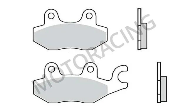 ΤΑΚΑΚΙΑ ΜΠΡΟΣΤΑ KYMCO PEOPLE 250S 06'-09' / PEOPLE 300S 08'-09' BRAKING BRK-696