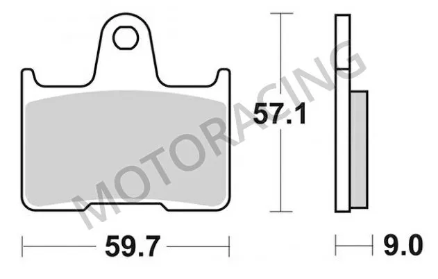 ΤΑΚΑΚΙΑ ΠΙΣΩ SUZUKI GSF 650 BANDIT 05'-06' / GSXR 1000 01'-03' / GSXR 600 04'-05' BRAKING BRK 875