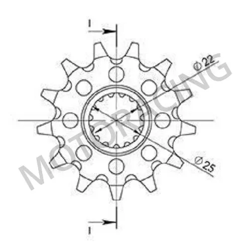 ΓΡΑΝΑΖΙ ΜΠΡΟΣΤΑ KTM EXC-F 350 12'-15' 14 ΔΟΝΤΙΑ SUPERSPROX