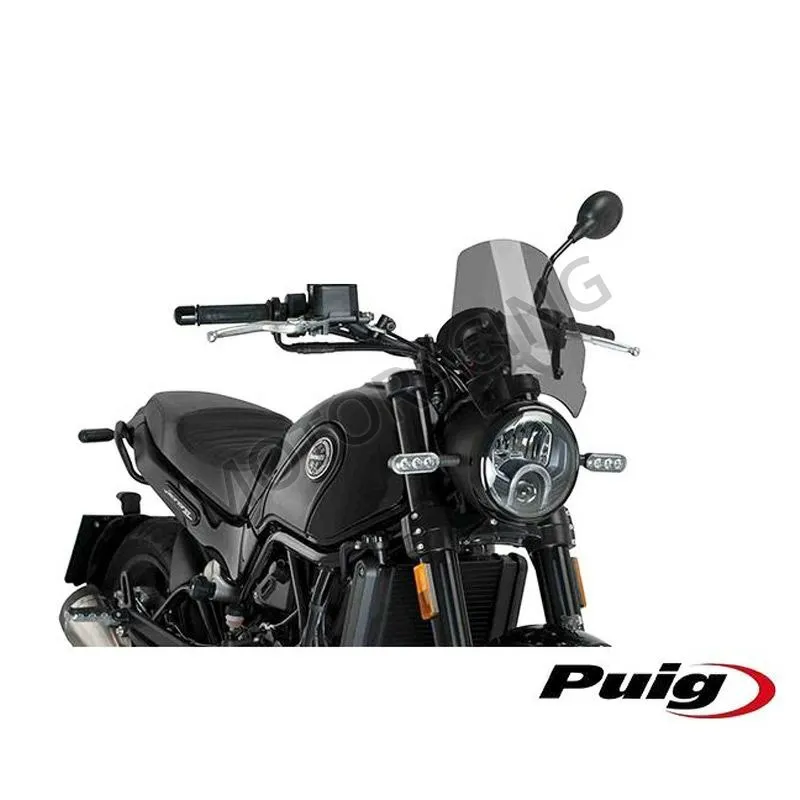 ΖΕΛΑΤΙΝΑ / ΠΑΡΜΠΡΙΖ BENELLI LEONCINO 500 17'-22' DARK SMOKE 295X258MM PUIG