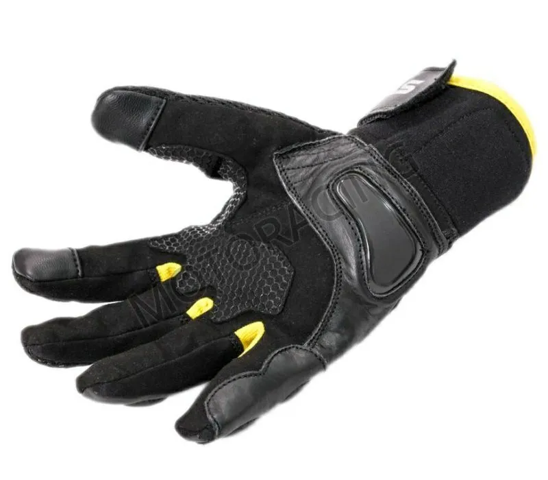 ΓΑΝΤΙΑ ΜΗΧΑΝΗΣ STR CITY RACER ΔΕΡΜΑΤΙΝΑ ΜΑΥΡΑ - ΚΙΤΡΙΝΑ