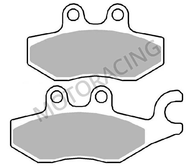 ΤΑΚΑΚΙΑ ΜΠΡΟΣΤΑ PIAGGIO X9 250 04'-07' /  X10 350 12'-15' / X-EVO 400 07'-13' SBS 187HM - ( ΚΕΡΑΜΙΚΟ )