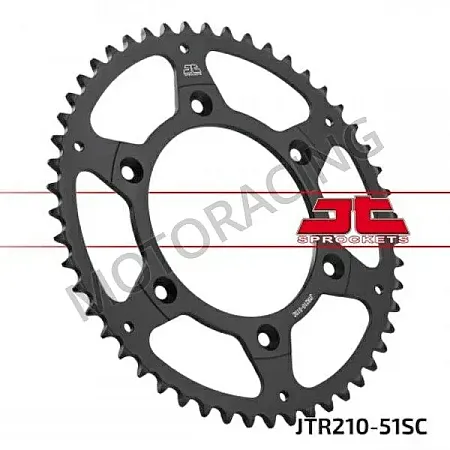 ΓΡΑΝΑΖΙ ΠΙΣΩ HONDA CRF 250R 04'-09' / CR 125R 02' / CRF 450X 05'-13' JT 51 ΔΟΝΤΙΑ ΑΤΣΑΛΙΝΟ