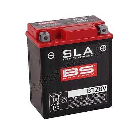 ΜΠΑΤΑΡΙΑ HONDA PCX 125ie 13'-14' / PCX 150 ie 14'-16'/ YAMAHA X-MAX 300 17' BS-BATTERY 12V 7.4Ah BTZ8V-SLA GEL