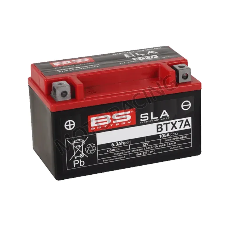 ΜΠΑΤΑΡΙΑ SYM SYMPHONY 125 09'-16' / KYMCO PEOPLE 125 99'-08' / AGILITY 125 06'-12' BS-BATTERY 12V 6Ah BTX7A-SLA GEL