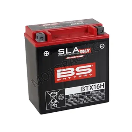 ΜΠΑΤΑΡΙΑ TRIUMPH TIGER 800 XC 11'-16' / PIAGGIO MP3 400 ie LT 08'-10' / GILERA FUOCO 500 ie 07'-11' BS-BATTERY 12V 16Ah BTX16H-SLA MAX GEL