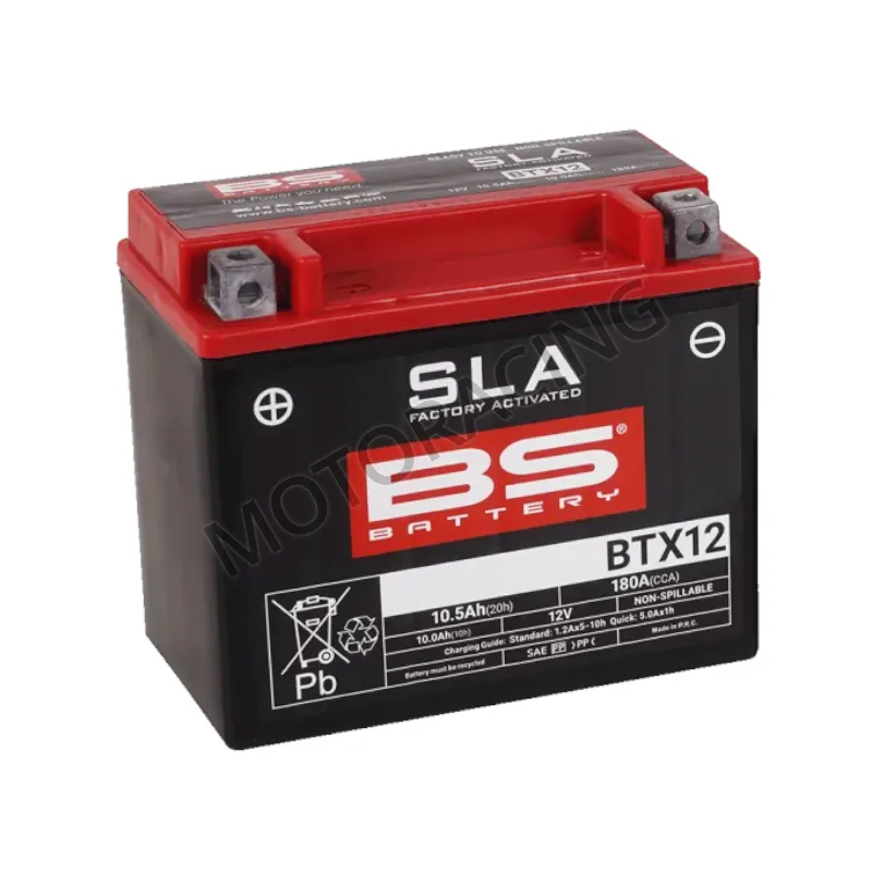 ΜΠΑΤΑΡΙΑ SUZUKI DL 650 V-STROM 04'-16' / KAWASAKI KLE 650 VERSYS 07'-16' / APRILIA PEGASO 650 07'-09' BS-BATTERY 12V 10Ah BTX12-SLA GEL