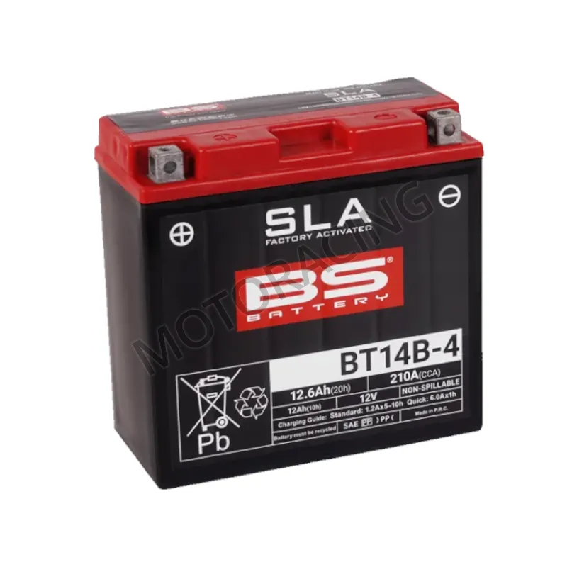 ΜΠΑΤΑΡΙΑ YAMAHA FJR 1300 01'-11' / MT-01 05'-11' / XJR 1300 99'-06' BS-BATTERY 12V 12.6Ah BT14B-4 SLA GEL