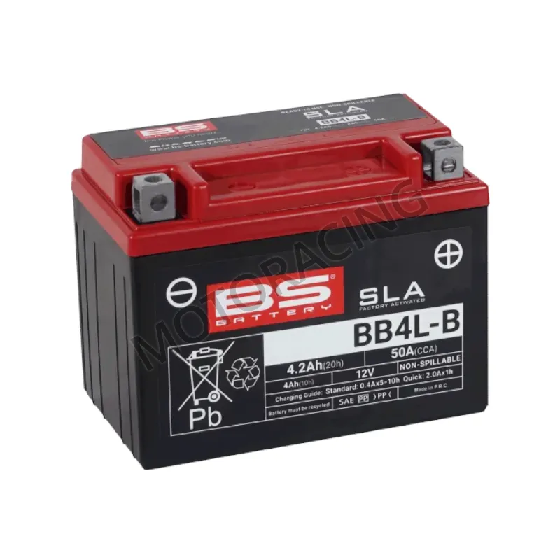 ΜΠΑΤΑΡΙΑ GILERA RUNNER 50 06' / PIAGGIO FLY 50 05'-07' / YAMAHA NEOS 50 97'-12' BS-BATTERY 12V 4.2Ah BB4L-B SLA GEL